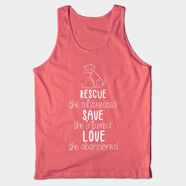 SAFE Rescue Save Love Tank Top by SAFEstkitts